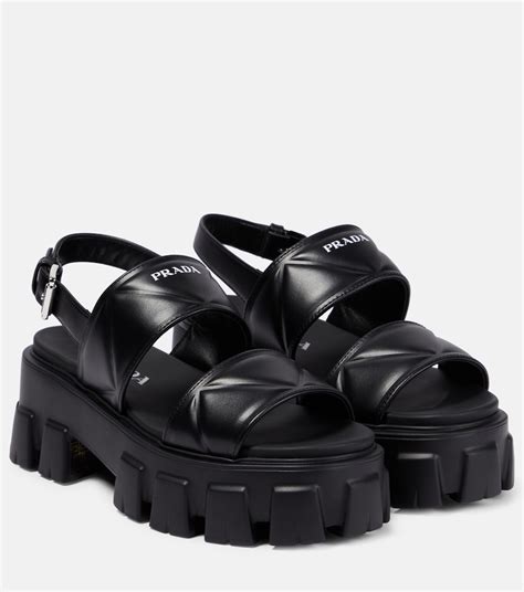 prada platform black|Prada platform heels dupe.